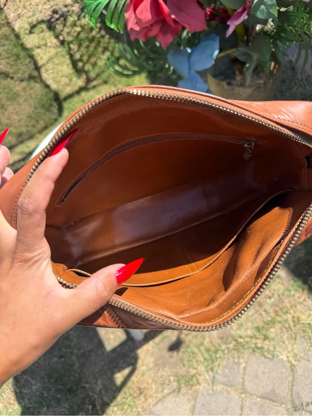 Louis Vuitton Monogram Canvas Messenger Bag in Brown